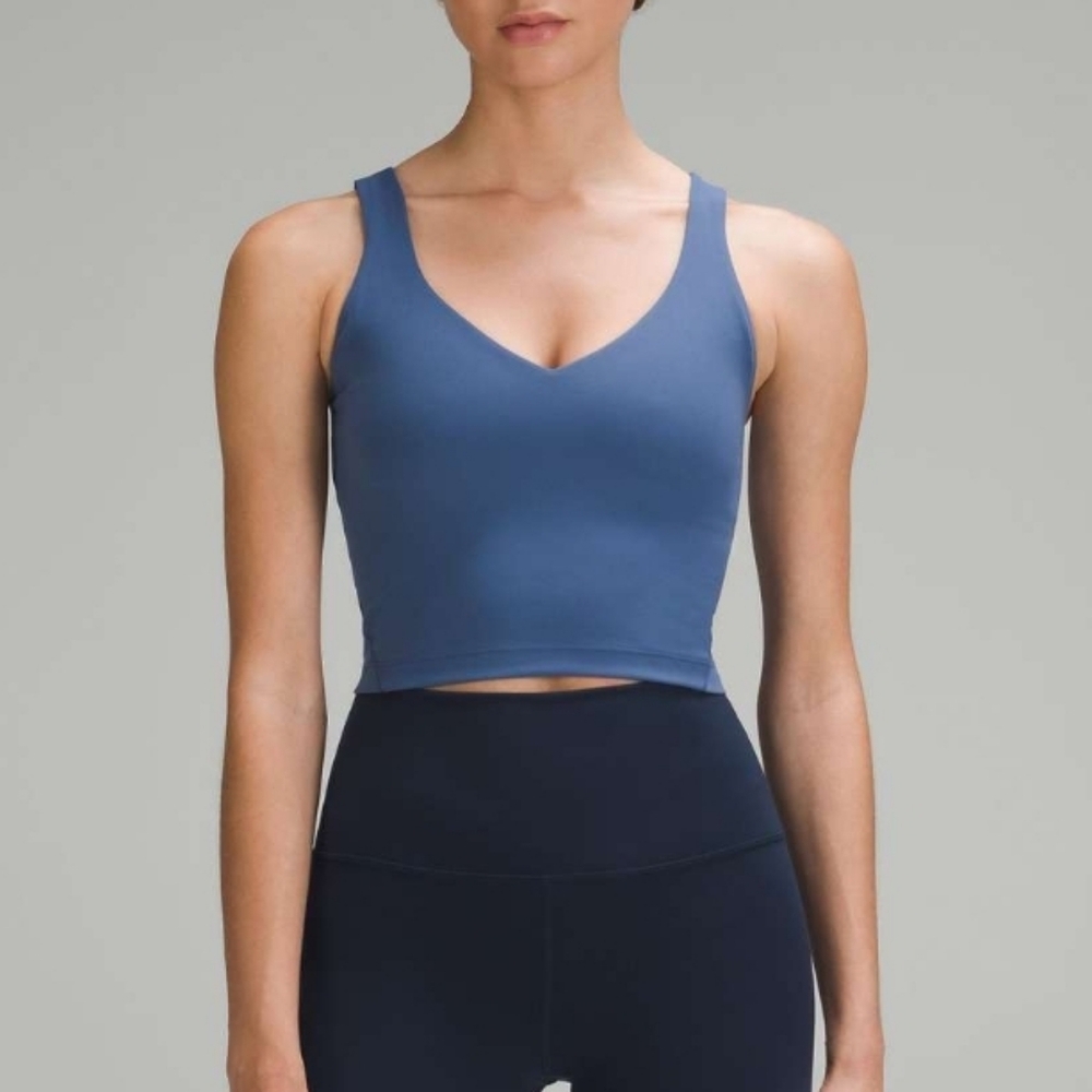 Lululemon Align Tank Top Size 14 Teal Blue EUC